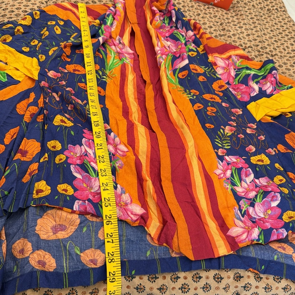 Free people all tous Colorful Striped Floral Kimono - Picture 14 of 14